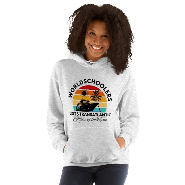 Transatlantic Allure of the Seas 2025| BLACK FONT Unisex Hoodie