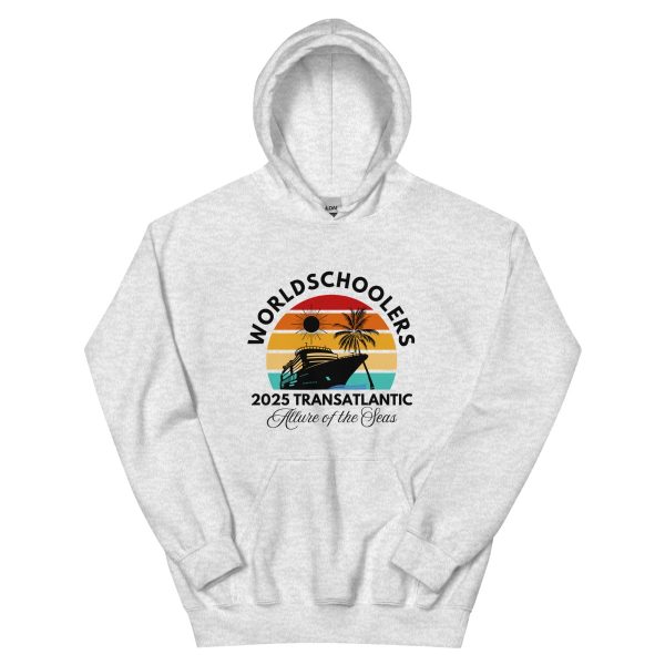 Transatlantic Allure of the Seas 2025| BLACK FONT Unisex Hoodie