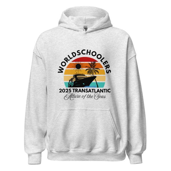 Transatlantic Allure of the Seas 2025 | Front Only | Black Font |  Unisex Hoodie