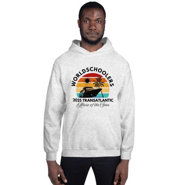 Transatlantic Allure of the Seas 2025 | Front Only | Black Font |  Unisex Hoodie