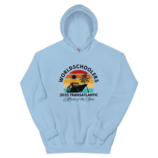 Transatlantic Allure of the Seas 2025| BLACK FONT Unisex Hoodie