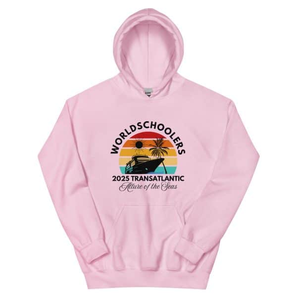 Transatlantic Allure of the Seas 2025| BLACK FONT Unisex Hoodie