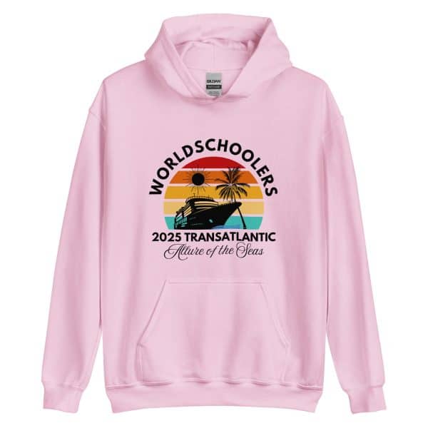 Transatlantic Allure of the Seas 2025 | Front Only | Black Font |  Unisex Hoodie