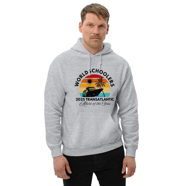 Transatlantic Allure of the Seas 2025 | Front Only | Black Font |  Unisex Hoodie