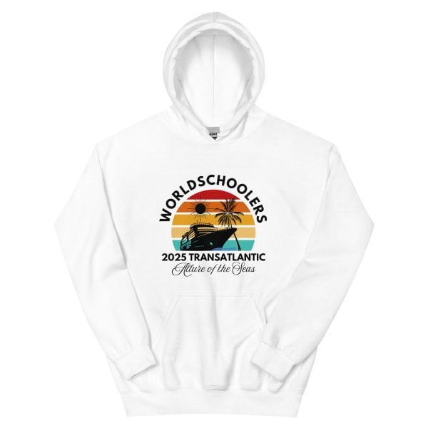 Transatlantic Allure of the Seas 2025| BLACK FONT Unisex Hoodie