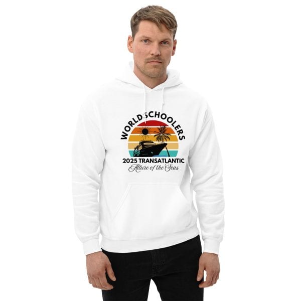 Transatlantic Allure of the Seas 2025| BLACK FONT Unisex Hoodie