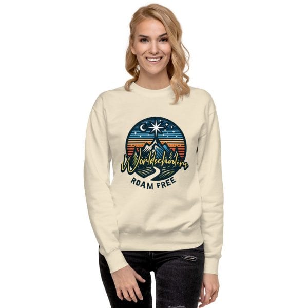 Worldschoolders Roam Free | Unisex Premium Sweatshirt