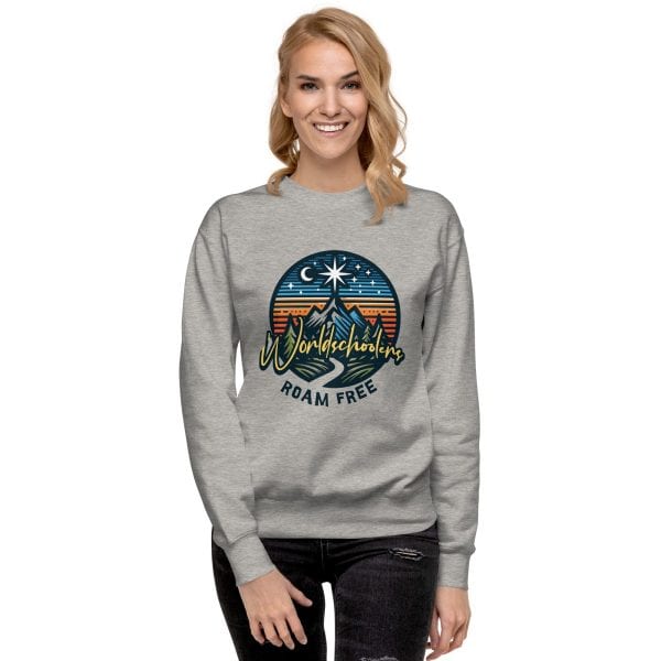 Worldschoolders Roam Free | Unisex Premium Sweatshirt