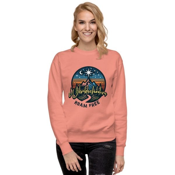 Worldschoolders Roam Free | Unisex Premium Sweatshirt