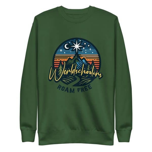 Worldschoolders Roam Free | Unisex Premium Sweatshirt