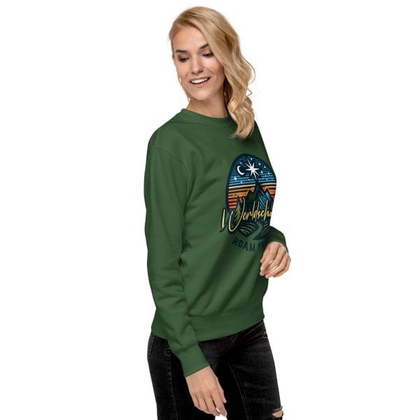 Worldschoolders Roam Free | Unisex Premium Sweatshirt