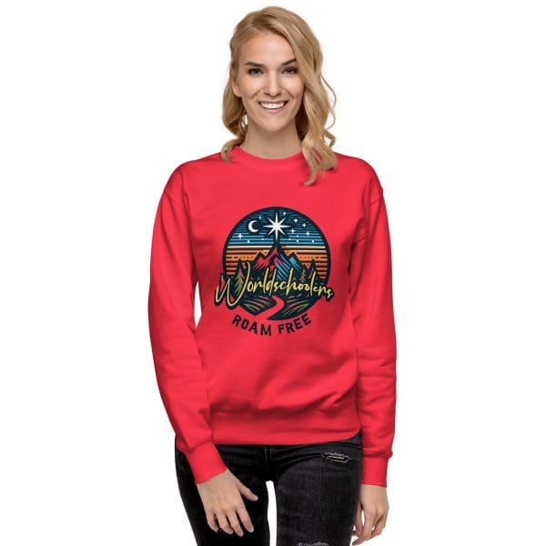 Worldschoolders Roam Free | Unisex Premium Sweatshirt