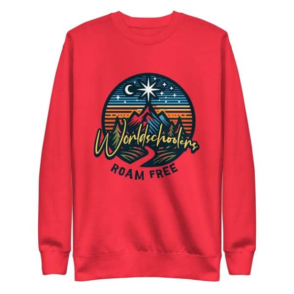 Worldschoolders Roam Free | Unisex Premium Sweatshirt