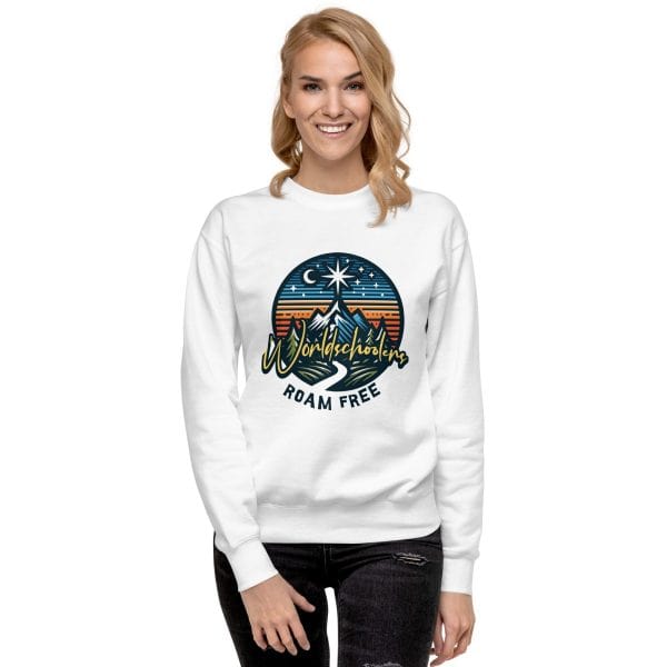 Worldschoolders Roam Free | Unisex Premium Sweatshirt