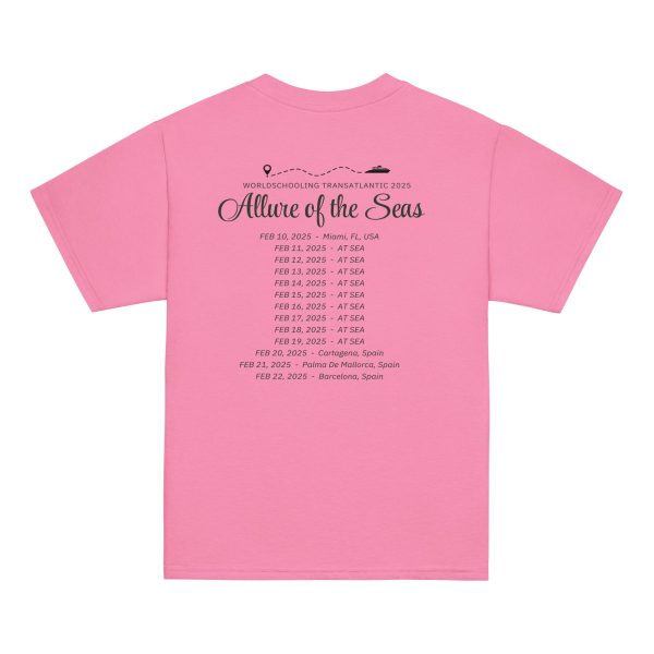 Transatlantic Allure of the Seas 2025 | BLACK FONT Youth T-Shirt