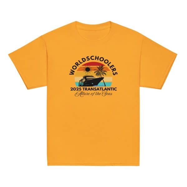 Transatlantic Allure of the Seas 2025 FRONT ONLY | Black Font Youth tee