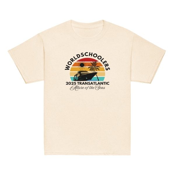 Transatlantic Allure of the Seas 2025 | BLACK FONT Youth T-Shirt