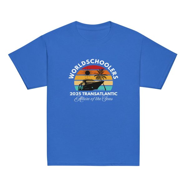 Transatlantic Allure of the Seas 2025 FRONT ONLY | White Font Youth tee