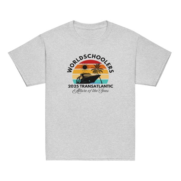 Transatlantic Allure of the Seas 2025 FRONT ONLY | Black Font Youth tee