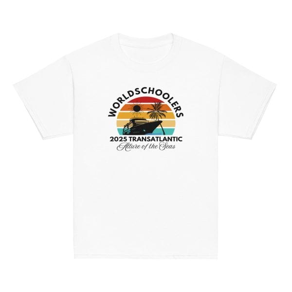 Transatlantic Allure of the Seas 2025 | BLACK FONT Youth T-Shirt