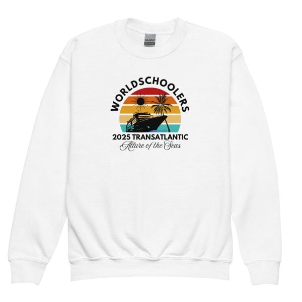 Transatlantic Allure of the Seas 2025 | Youth Crewneck Sweatshirt