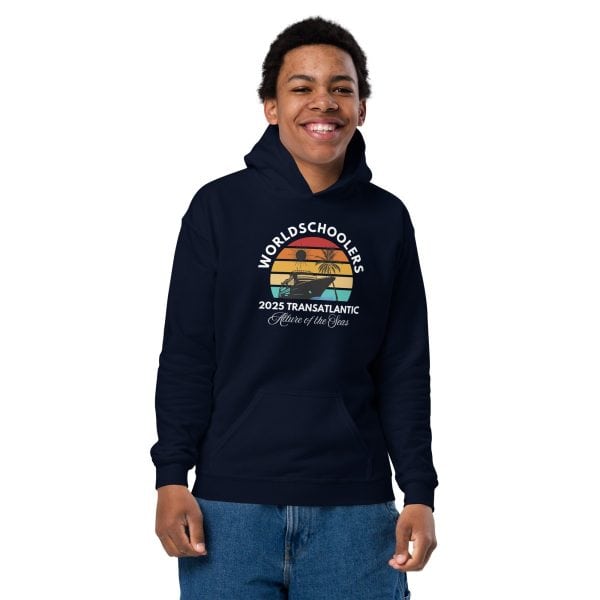 Transatlantic Allure of the Seas 2025| Front Only | Youth heavy blend hoodie