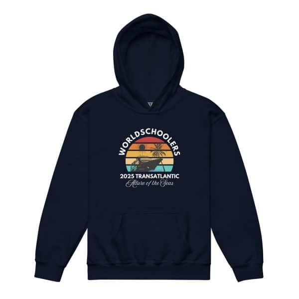 Transatlantic Allure of the Seas 2025| Front Only | Youth heavy blend hoodie