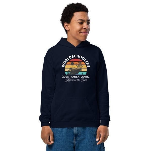 Transatlantic Allure of the Seas 2025| Front Only | Youth heavy blend hoodie