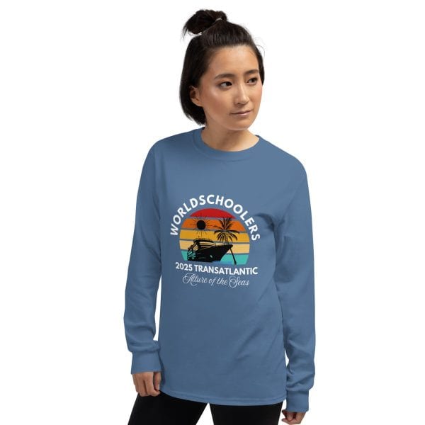 Transatlantic Allure of the Seas 2025 | White Font | Long Sleeve Shirt