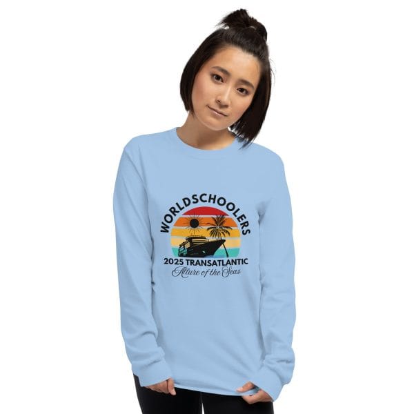 Transatlantic Allure of the Seas 2025 | Black Font | Long Sleeve Shirt