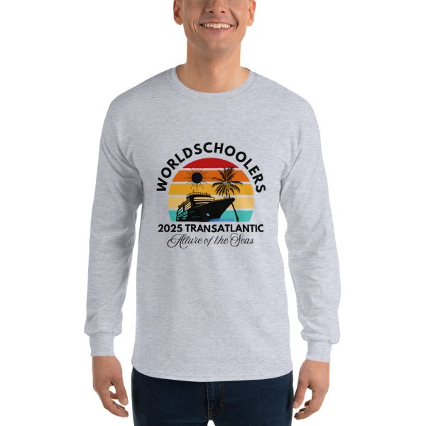 Transatlantic Allure of the Seas 2025 | Black Font | Long Sleeve Shirt