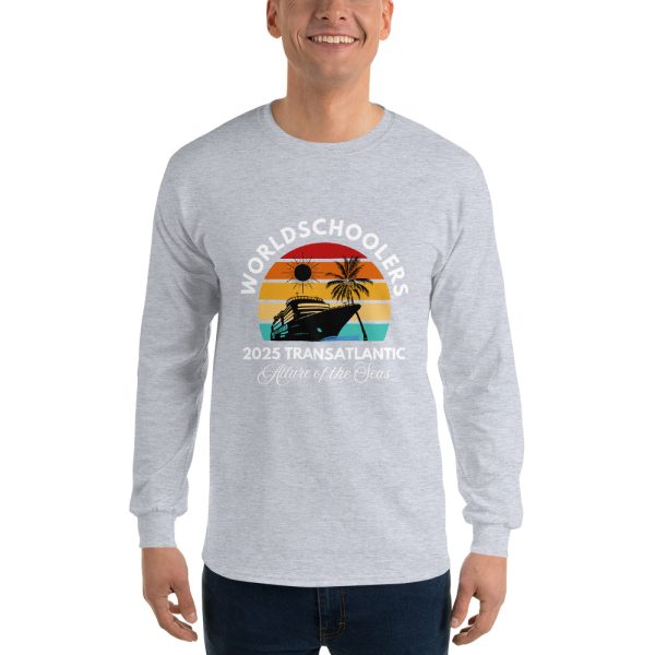 Transatlantic Allure of the Seas 2025 | White Font | Long Sleeve Shirt