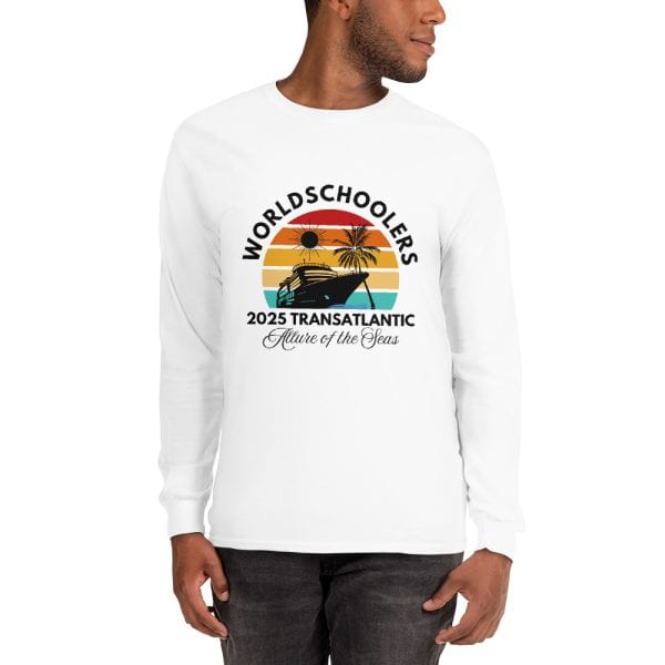 Transatlantic Allure of the Seas 2025 | Black Font | Long Sleeve Shirt