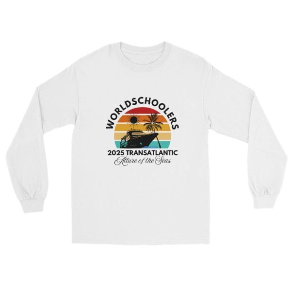 Transatlantic Allure of the Seas 2025 | Black Font | Long Sleeve Shirt