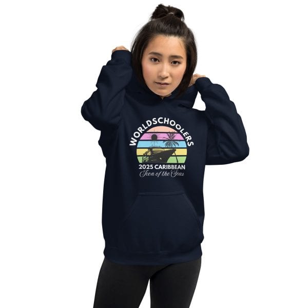 Icon of the Seas 2025 | White Font | Unisex Hoodie