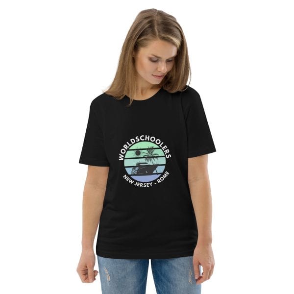 Odyssey of the Seas 2025 | White Font | Unisex organic cotton t-shirt