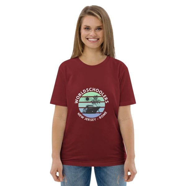 Odyssey of the Seas 2025 | White Font | Unisex organic cotton t-shirt