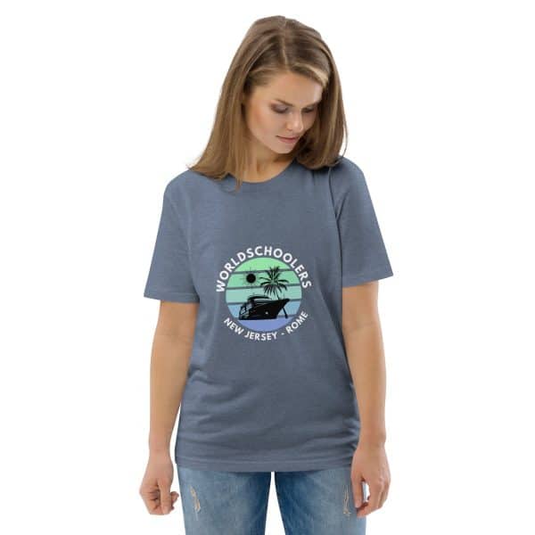 Odyssey of the Seas 2025 | White Font | Unisex organic cotton t-shirt