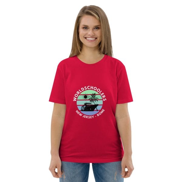 Odyssey of the Seas 2025 | White Font | Unisex organic cotton t-shirt