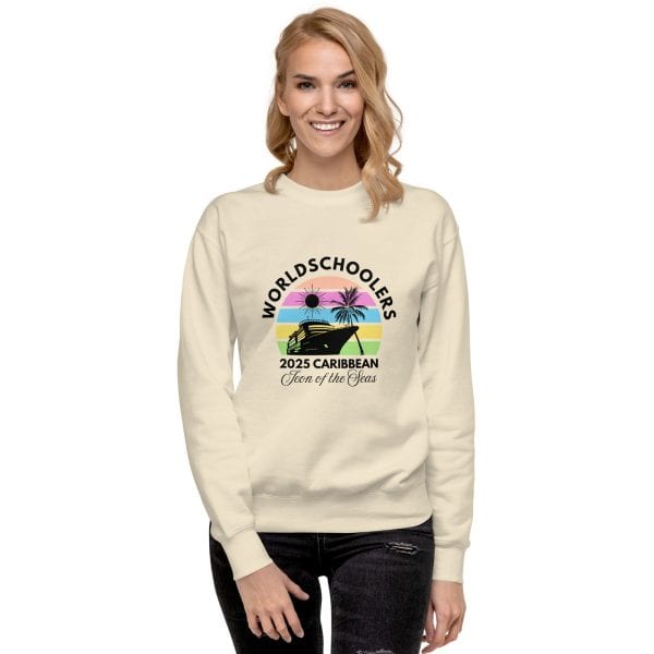 Icon of the Seas 2025 | Black Font | Unisex Premium Sweatshirt