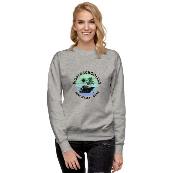 Odyssey of the Seas 2025 | Black Font | Unisex Premium Sweatshirt