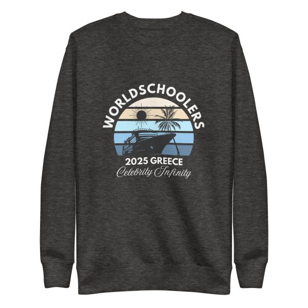 Greece 2025 | White Font | Unisex Premium Sweatshirt