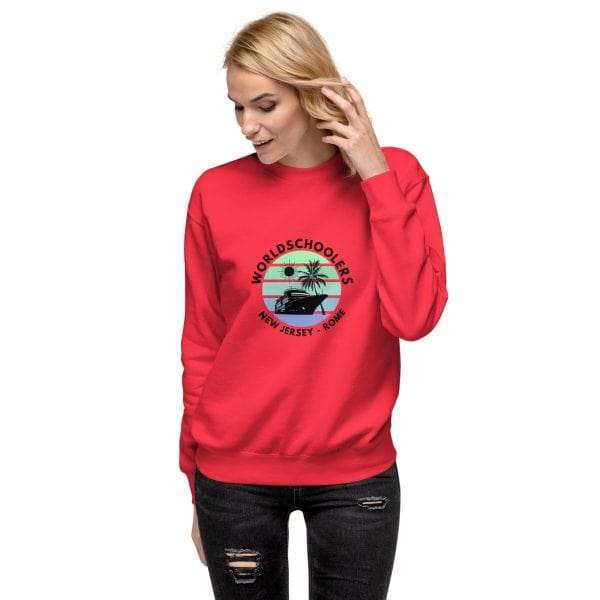 Odyssey of the Seas 2025 | Black Font | Unisex Premium Sweatshirt