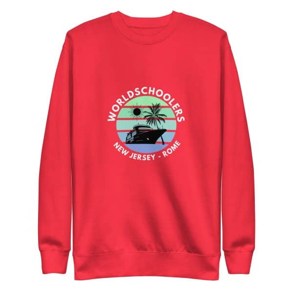 Odyssey of the Seas 2025 | White Font | Unisex Premium Sweatshirt