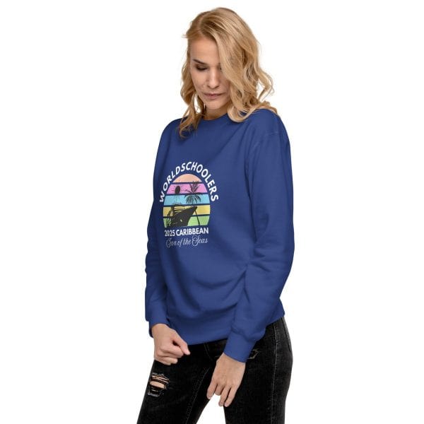 Icon of the Seas 2025 | White Font | Unisex Premium Sweatshirt