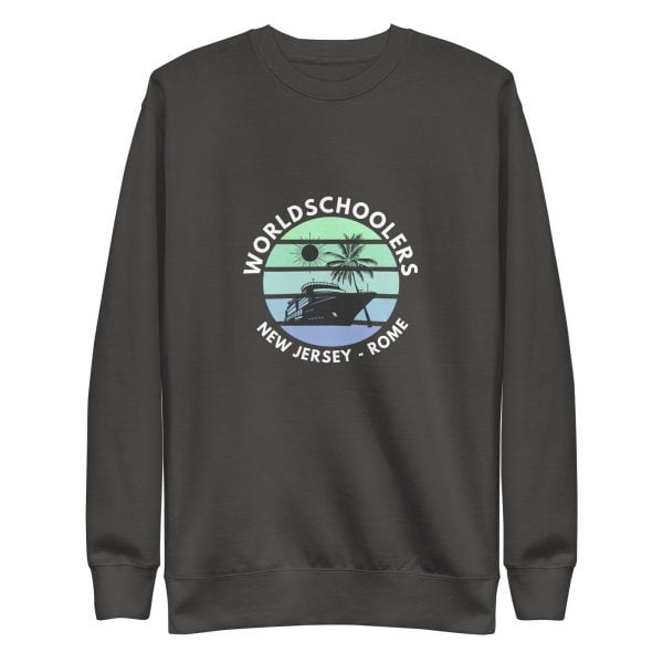 Odyssey of the Seas 2025 | White Font | Unisex Premium Sweatshirt