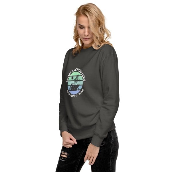 Odyssey of the Seas 2025 | White Font | Unisex Premium Sweatshirt