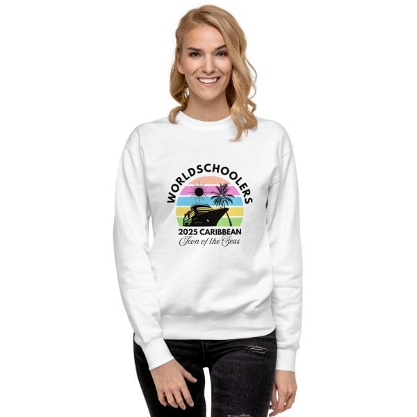 Icon of the Seas 2025 | Black Font | Unisex Premium Sweatshirt