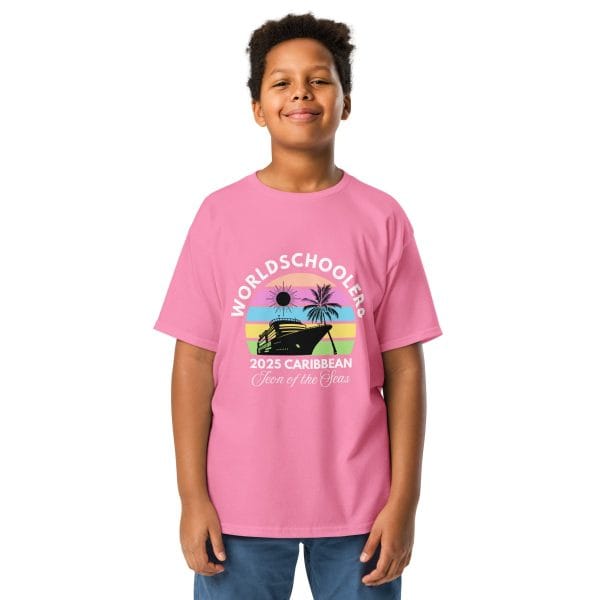 Icon of the Seas 2025 | White Font | Youth Classic tee