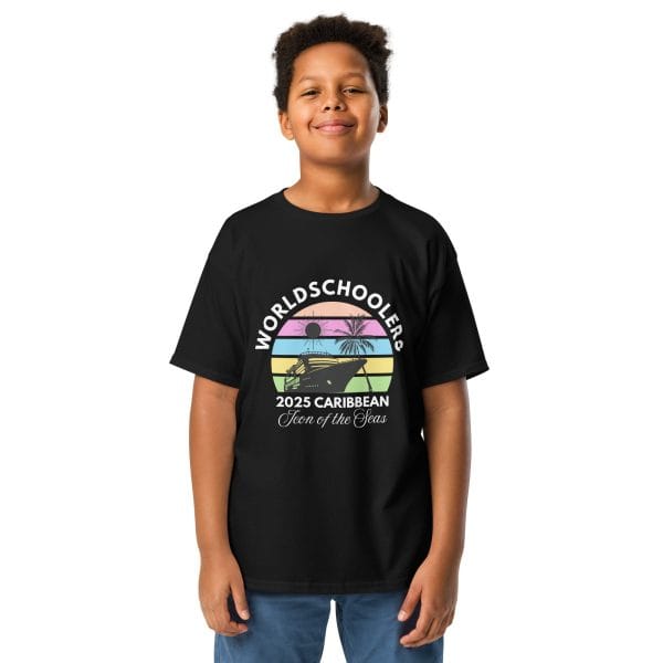 Icon of the Seas 2025 | White Font | Youth Classic tee